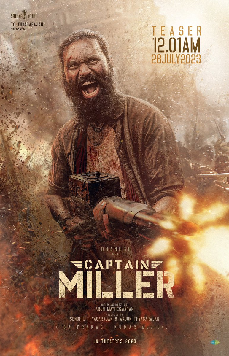 😈😈😈😈 
Killer killer captain miller 🔥🔥🔥
#CaptainMillerTeaser <a href="/dhanushkraja/">Dhanush</a> <a href="/manikingoftuty/">T M MANI KANDAN</a> <a href="/ManagaraThala/">Managara Thala</a> <a href="/DhanushUmesh2/">Dhanush Umesh</a> <a href="/ManagaraThala1/">Managara Thala</a> <a href="/tn69_Dfc/">TN:69 Tαmilαn ᗪhαnush ᖴαns Cluв ♥️</a>