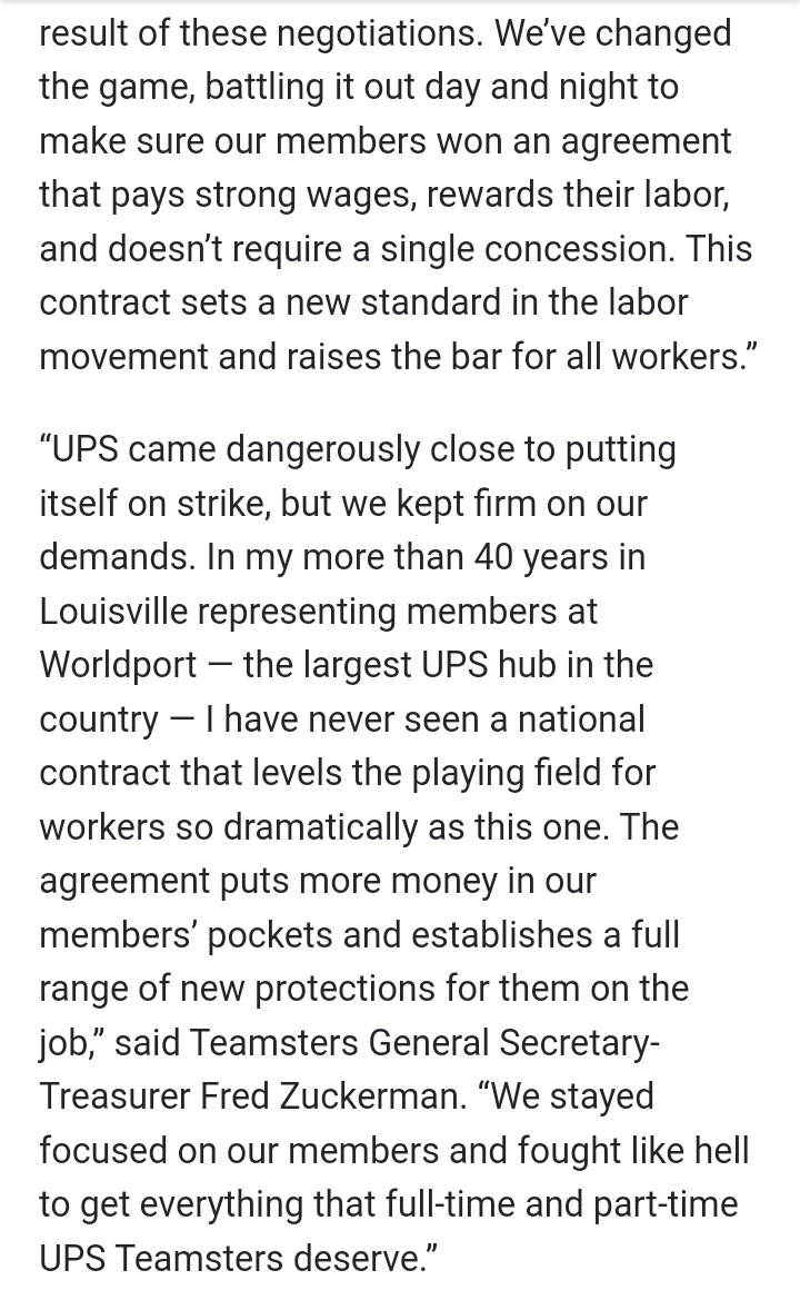 BrJoeBalkis's tweet photo. 7/25 #upsNegotiationsUpdate
This is not a game
The #TA falls short of what is possible
We need a $27 starting pay for part-timers &amp; a $12 raise for senior part-timers
We are calling for the official start of VoteNo organizing on 8/1
Contact me to organize
https://t.co/LcdxUprYZe https://t.co/duix3LIDu7