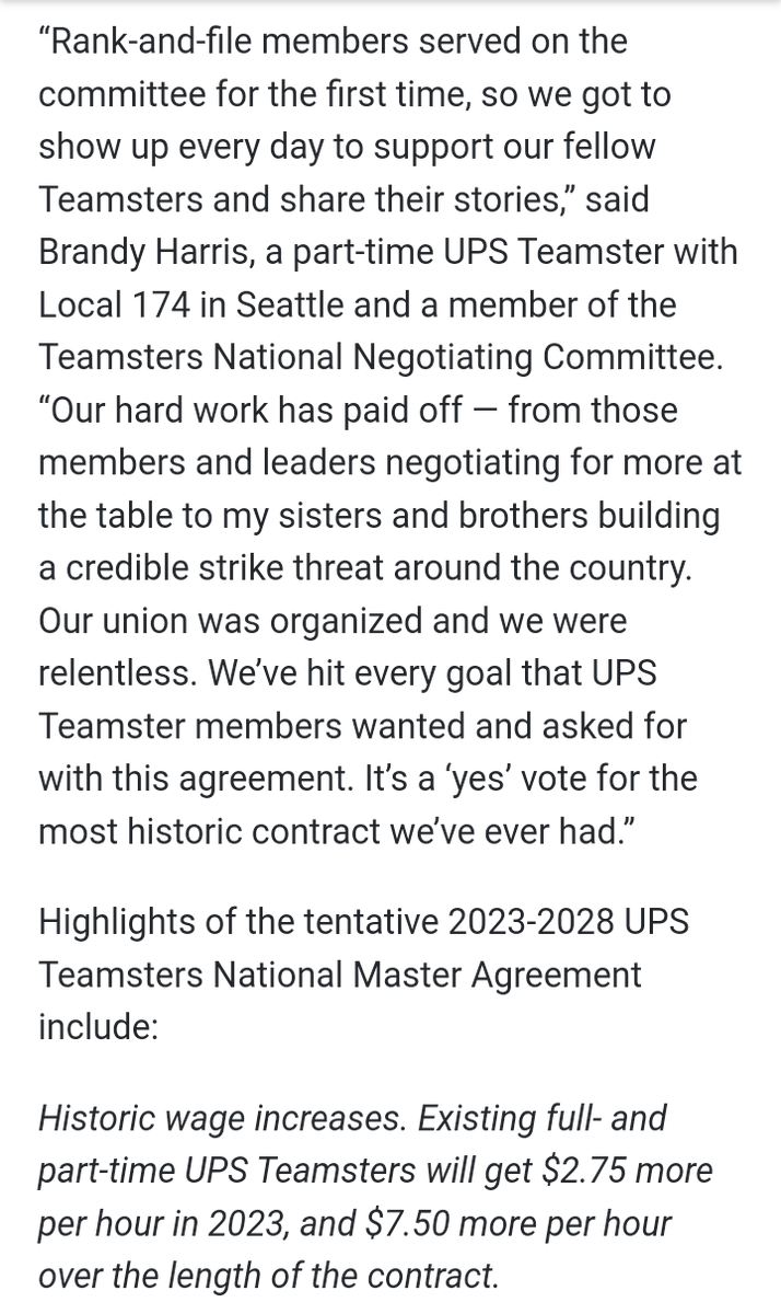 BrJoeBalkis's tweet photo. 7/25 #upsNegotiationsUpdate
This is not a game
The #TA falls short of what is possible
We need a $27 starting pay for part-timers &amp; a $12 raise for senior part-timers
We are calling for the official start of VoteNo organizing on 8/1
Contact me to organize
https://t.co/LcdxUprYZe https://t.co/duix3LIDu7
