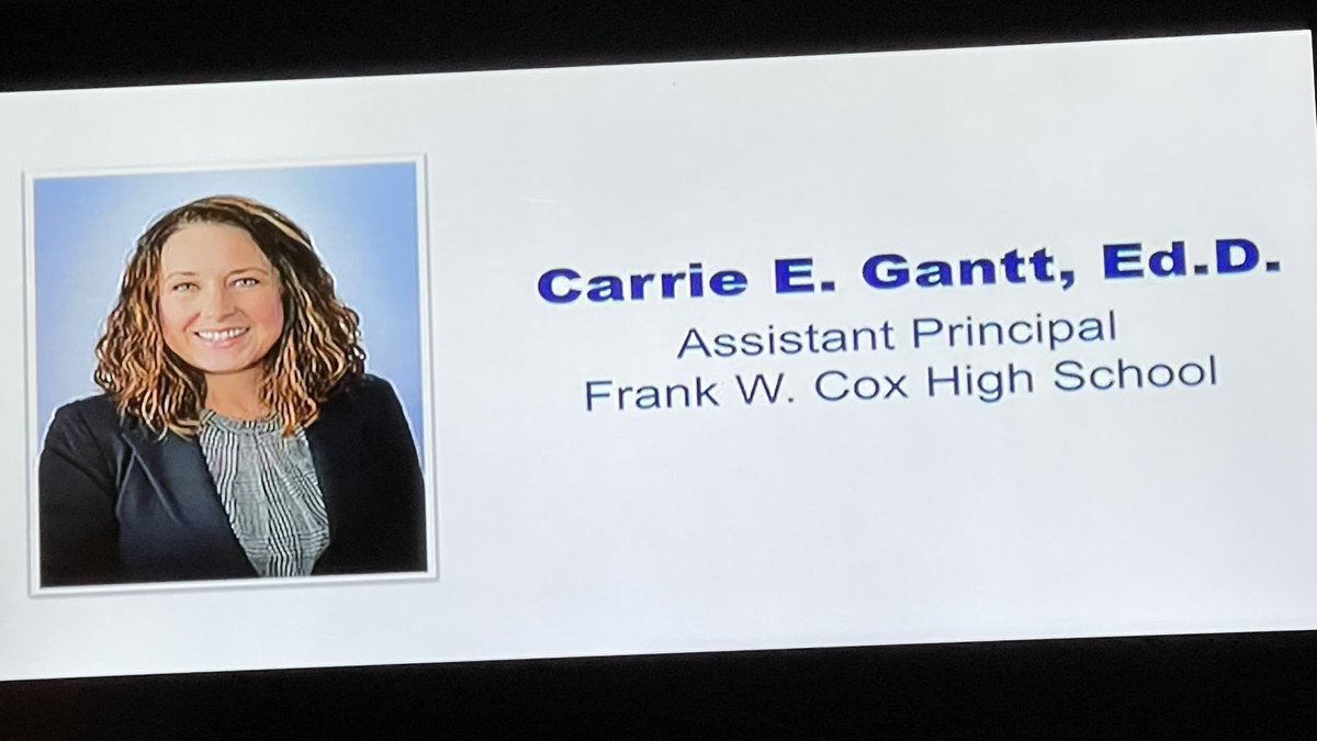 We are excited to welcome Dr. <a href="/CarrieGantt/">Carrie Gantt, Ed.D., NBCT</a> to Cox!