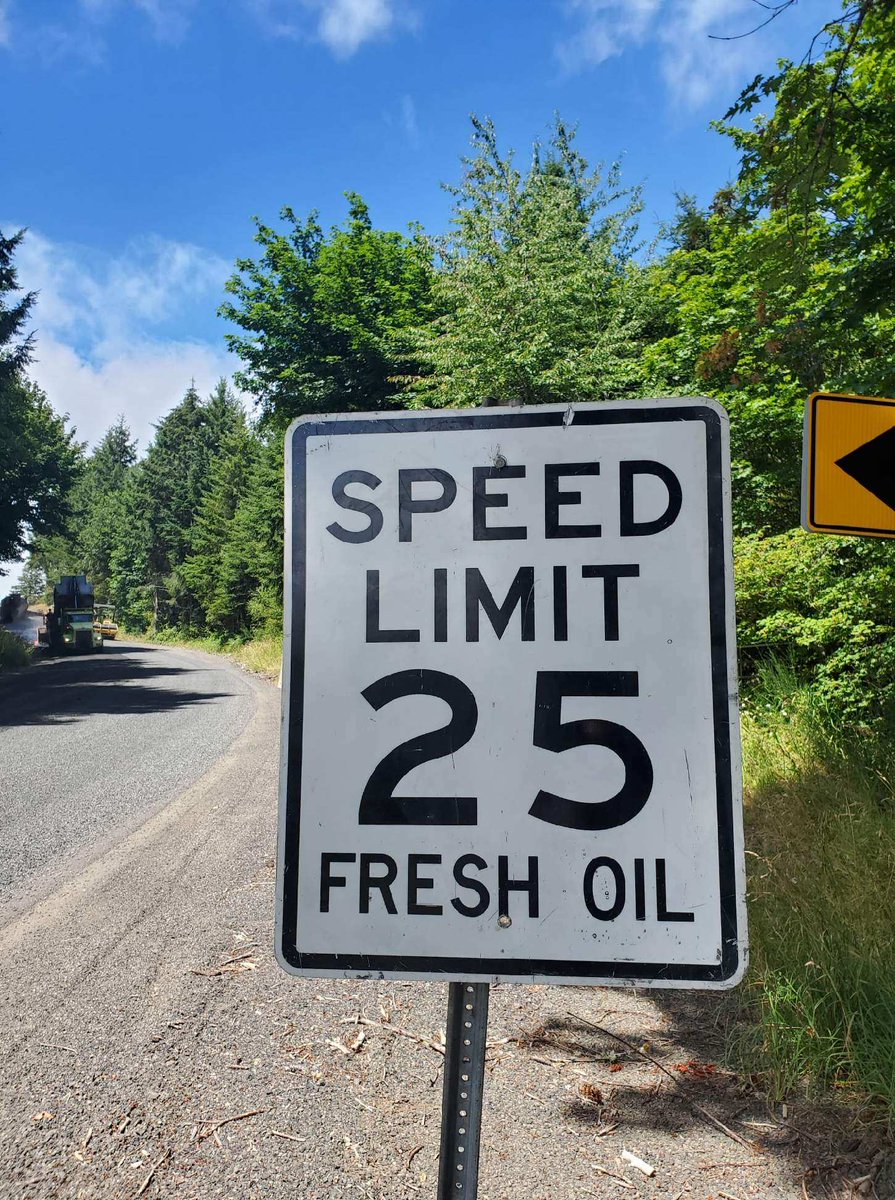 LewisCoWaPW's tweet photo. The chip seal crew will be in the Toledo area today on East Street, Lone Yew, Blake, Calvin, and Hill Creek. Expect lane closures and delays. Please slow down and use caution when traveling through the work zone. #GiveEmABrake #slowdown #LCPW https://t.co/MNCaerkXru