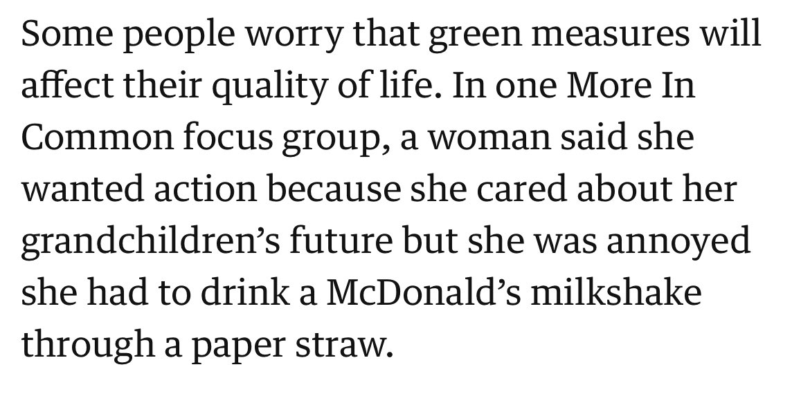 Ffs! Makes me want to scream! This in an article about the Tories doing a U turn on green policy, nestled amongst the news that there’s a heatwave in Europe!