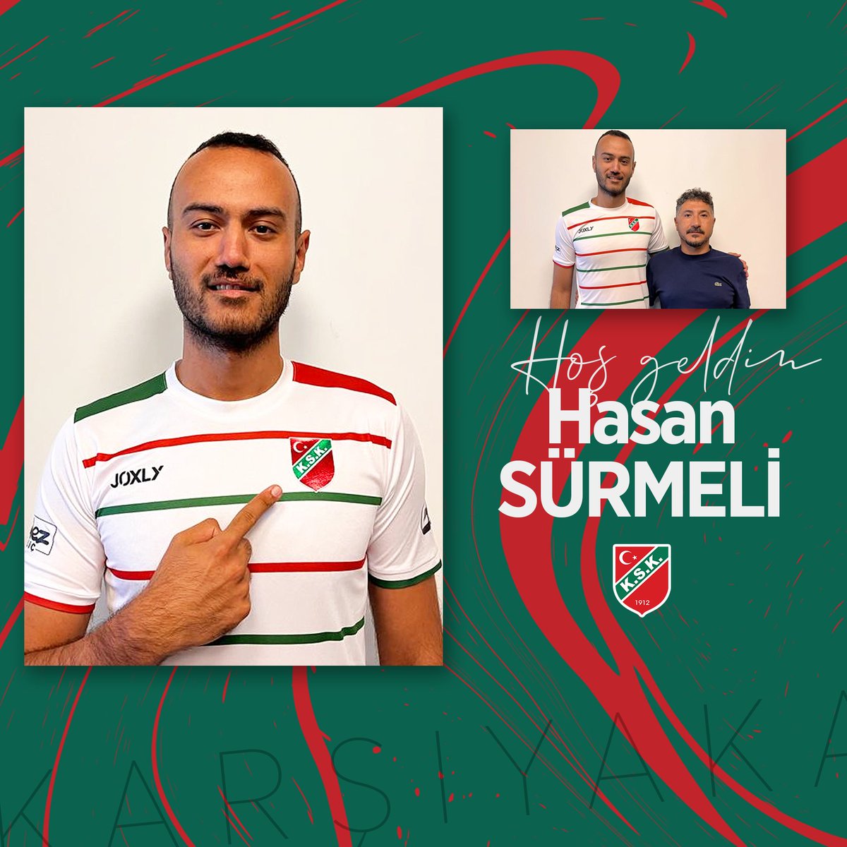 ✍ Hoş geldin, Hasan Sürmeli! 1995 doğumlu kaleci Hasan Sürmeli ile 2 yıllık sözleşme imzaladık.

Hasan’a hoş geldin diyoruz ve takımımızla birlikte başarılı bir sezon geçirmesini diliyoruz. 💚❤
