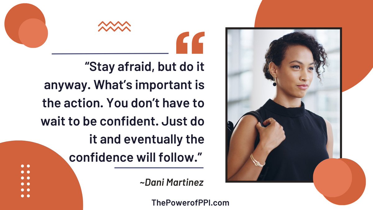 “Stay afraid, but do it anyway. What’s important is the action. You don’t have to wait to be confident. Just do it and eventually the confidence will follow.” - Carrie Fisher #personaldevelopment #personalgrowth #confidence https://t.co/uE00Fe2VQK