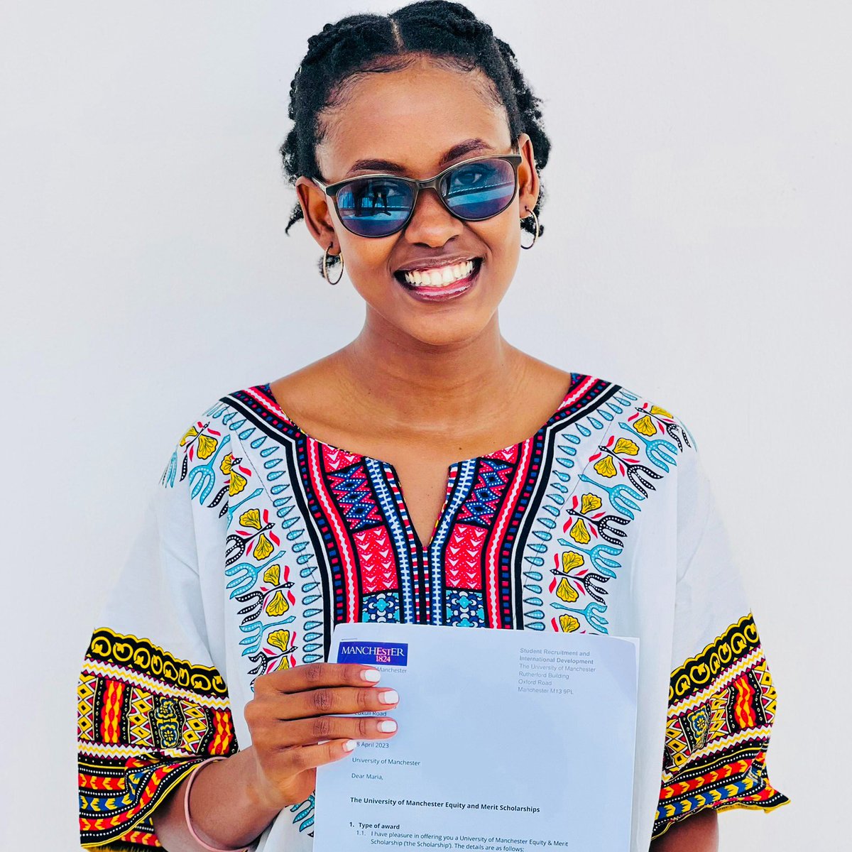 Maria is the only female member in a team of surveyors and engineers at <a href="/UgandaCAA/">Uganda CAA</a>
Here she is, excited to begin her journey to study MSc Construction Project Management with <a href="/UoM_MACE/">Department of MACE</a> at <a href="/OfficialUoM/">The University of Manchester</a> this September. #EmpoweringWomen #Uganda 🇺🇬