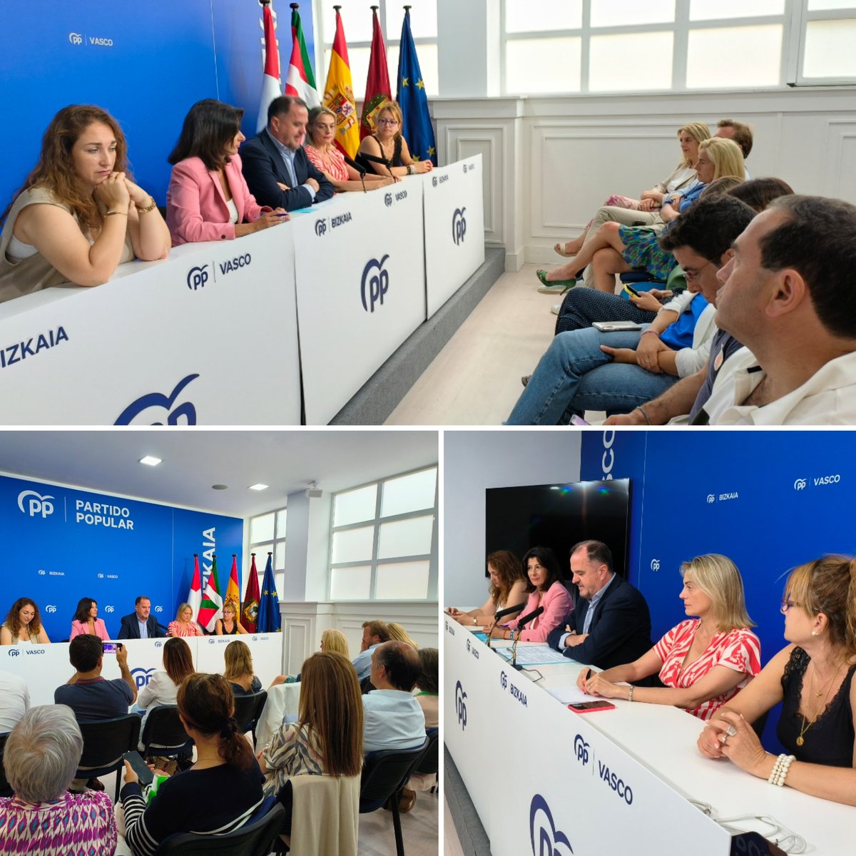 📋Hoy reunidos en la Junta directiva regional analizando los resultados del #23J
🗳️El voto del PP ha subido en todos los pueblos de #Bizkaia, siendo #Getxo el municipio donde más ha subido 
🙌 Buenísimos datos resultado del buen trabajo de todo un equipo 
¡Gracias a todos!