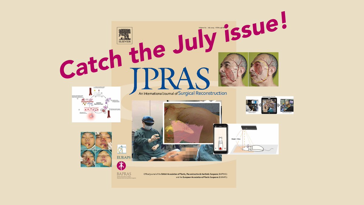 There's still time to check out the July edition of <a href="/JPRASurg/">@JPRAS</a> <a href="/BAPRASvoice/">BAPRASvoice</a> <a href="/ElsevierConnect/">Elsevier</a> 

Read here: jprasurg.com/current

#plasticsurgery #plasticsurgeryresearch #academicsurgery