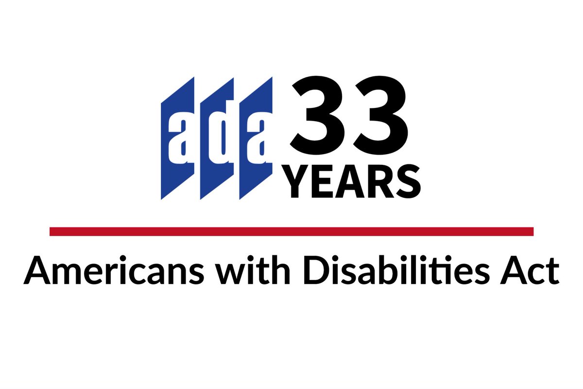 Today is the 33rd anniversary of the Americans with Disabilities Act (#ADA). This landmark civil rights law ensures that people with disabilities have the same rights and opportunities as everyone else.

Learn more or report a Disability Rights Violation: ada.gov