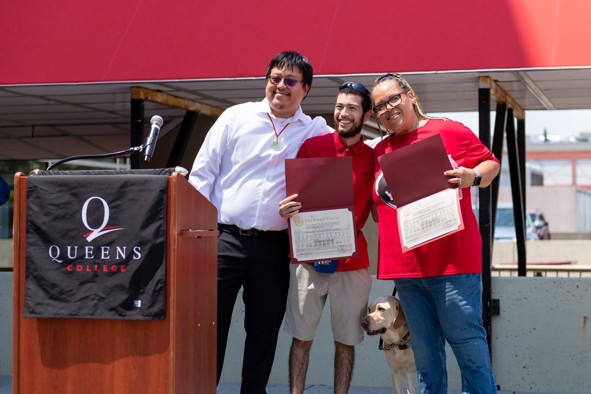 Queens College Today tweet media