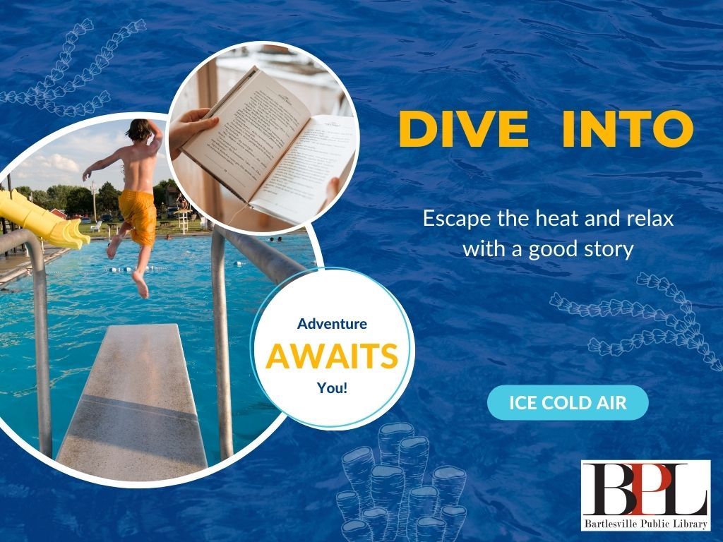 bvillelibrary's tweet photo. So why not take a break from the heat and dive into a good book today? You never know where the story might take you!
#BPLibraryLife #summertime #reading #cooldown #ColdAC https://t.co/2yVOkBY7q6