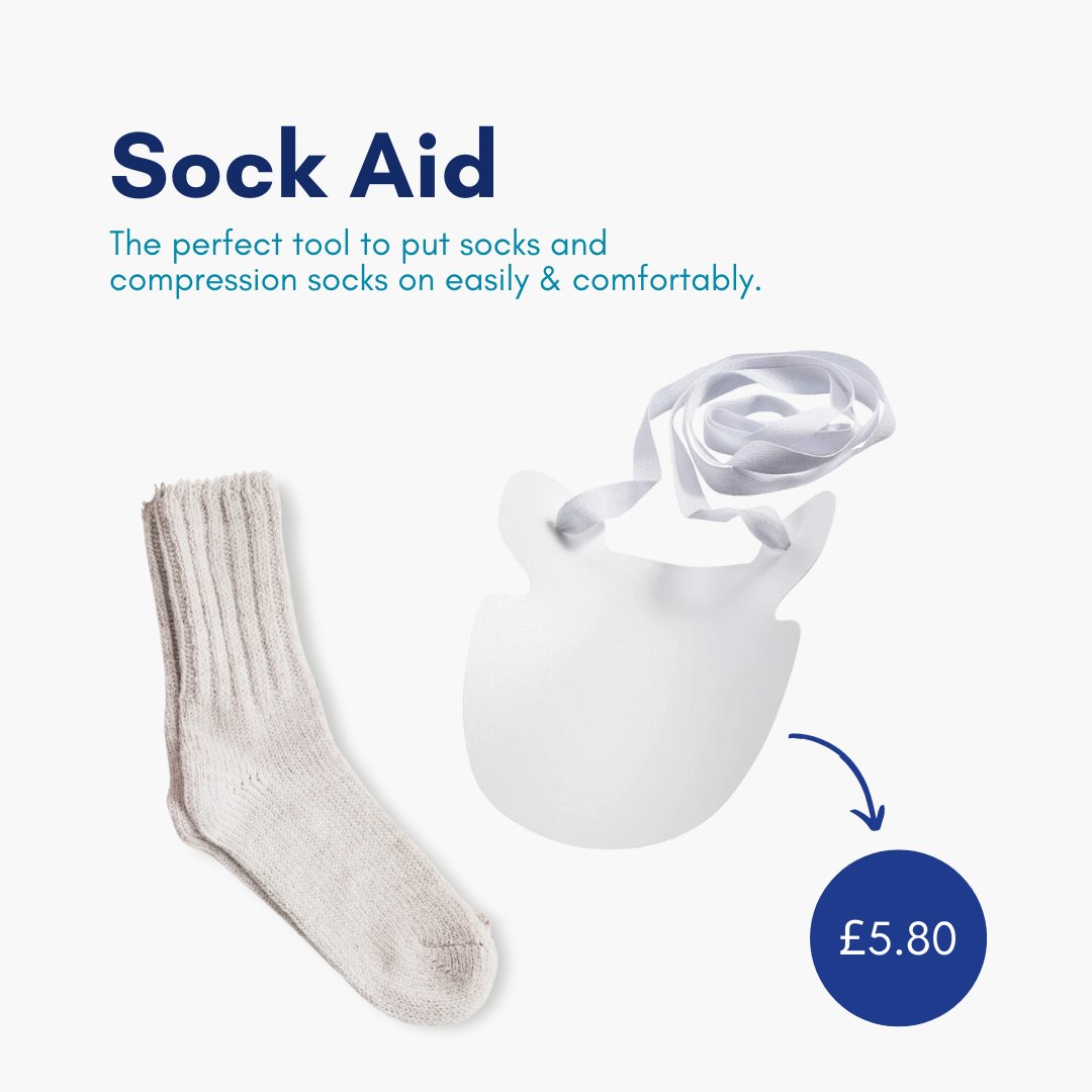 DisabilityCtr's tweet image. If you need mobility support, doing daily tasks can become a big job. A sock aid allows users to put on socks by themselves with ease.

To find out how to use a sock aid correctly, watch this video here 👉 youtube.com/watch?v=wclk5L…