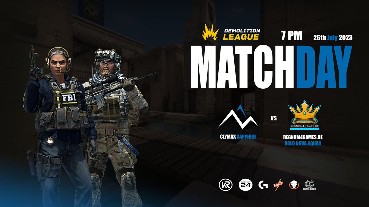 NoFameOfficial's tweet photo. 🔥MATCHDAY🔥
🏆@Demo_League
🆚#Clx Sapphire vs @regnum4games
⏰19 Uhr
🎙️ @Frixum1337
📺:https://t.co/J5CXkqUEHt
#clymax #climbup #logitech #voltcola #roastedbuddys #geldpilot24 #csgo
@krservers https://t.co/olslcztNIg