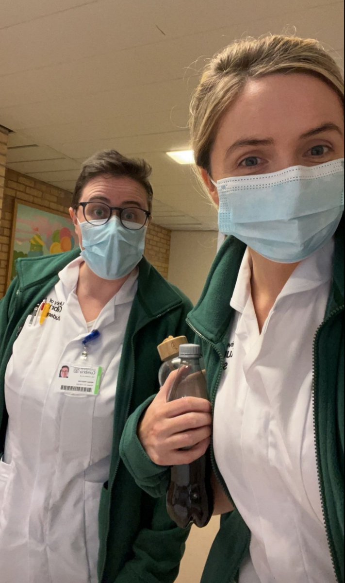 MeabhOT's tweet photo. My very first and very last day of placement as an Occupational Therapy Student! Cannot believe i've finished all my placements as part of my OT MSc @uoc_otsociety! Thanks to @ot_svuh for a fantastic placement! #nearlyqualified #onefinalassignment https://t.co/pUMQlZgdFI