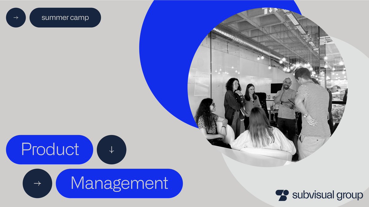 groupsubvisual's tweet image. Just like for Developers and Designers, our Summer Camp Program aims to equip Product Managers with the skills they need to excel in their roles and drive successful product outcomes. 👩🏻‍💻🚀

This means providing our mentees with hands-on experience 🙌 and knowledge 🧠 into: