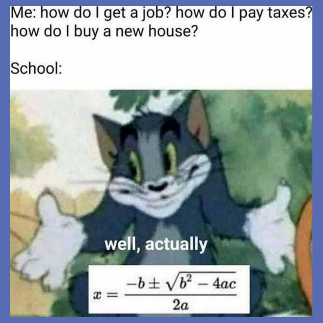 mnabeel9172's tweet photo. Financial literacy should be part of the school curriculum. https://t.co/16B6EQtFPC