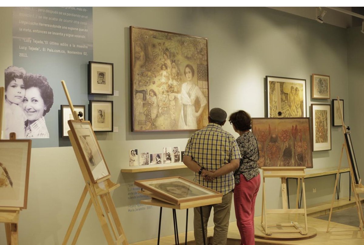 JaimeDuqueG's tweet photo. Si les gusta los planes culturales, los invito a visitar el museo que rinde homenaje a la vida y obra de la artista Lucy Tejada. Ubicado en el centro cultural Lucy Tejada en la carrera 9 con calle 17, allí se albergan 163 obras de la pintora que donó su trabajo a nuestra ciudad. https://t.co/Kn5dpASsEo