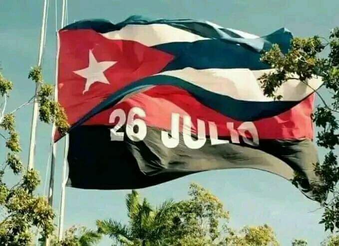#70AniversarioDelMoncada 
#CubaViveEnSuHistoria 
#CubaCoopera 
¡Viva el 26!