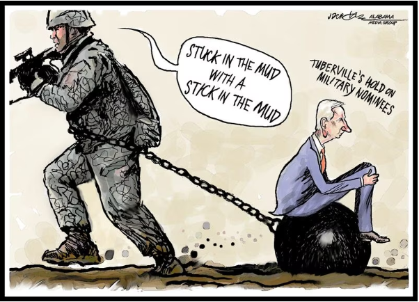 namwella1961's tweet photo. Vindman: Tuberville is degrading the effectiveness of the military. His obstruction harms readiness & impedes the ability to operate in a perilous geopolitical environment. Effects are cascading & it’s a matter of time before costs are measured in lives.
#ProudBlue #VoteOutGOP24 https://t.co/RwRErGMfNG