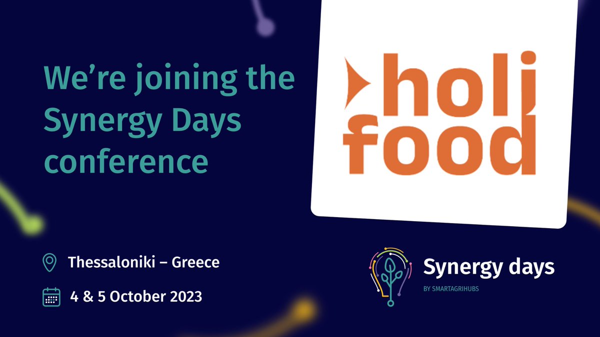 SmartAgriHubs's tweet image. 🎗️ Holistic strategies to address food system vulnerabilities 🎯

#HOLiFOOD @SciFoodHealth  develops an enhanced integrated food safety risk analysis method. 💡 
 
Meet them at the #SynergyDaysConference

Register now: smartagrihubs.eu/synergy-days
📅 4/5 October 2023
📌 Thessaloniki