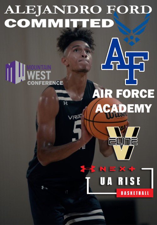 Congratulations to 2024 F Alejandro Ford, Woodberry Forest School (VA) on his commitment to continue his academic and athletic career to the Air Force Academy of the Mountain West Conference (MWC) #vaelite #airforce
