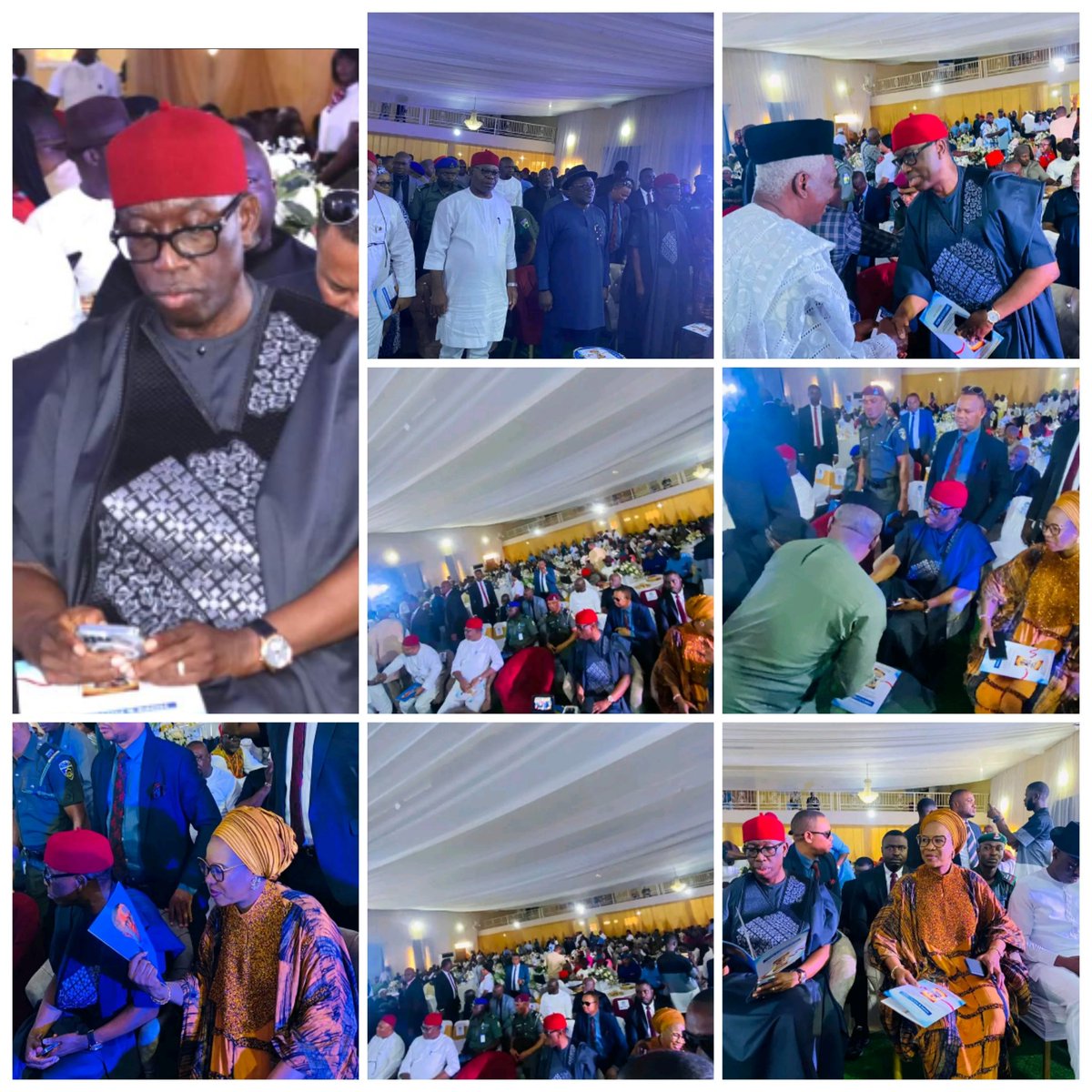 KennedyOchei's tweet photo. Ekwueme of the whole universe is honoured today 26/7/2023 as well Deltans all gathered to witness the Public Presentation of ‘Hope &amp; Fulfillment’ A book on the stewardship of Senator Dr Ifeanyi Arthur Okowa, CON as Governor of Delta State (May 29, 2015 - May 29, 2023) https://t.co/qSRDvcLjaj