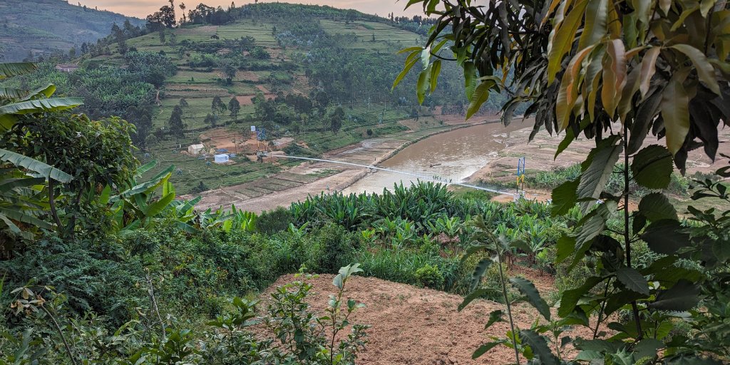 The Gihororo bridge, spanning 120 meters and standing above the Nyabarongo River (the biggest river in Rwanda), was officially opened to the public. This remarkable structure connects the communities of Ruhango &amp; Karongi districts for the first time, fostering unity and progress.