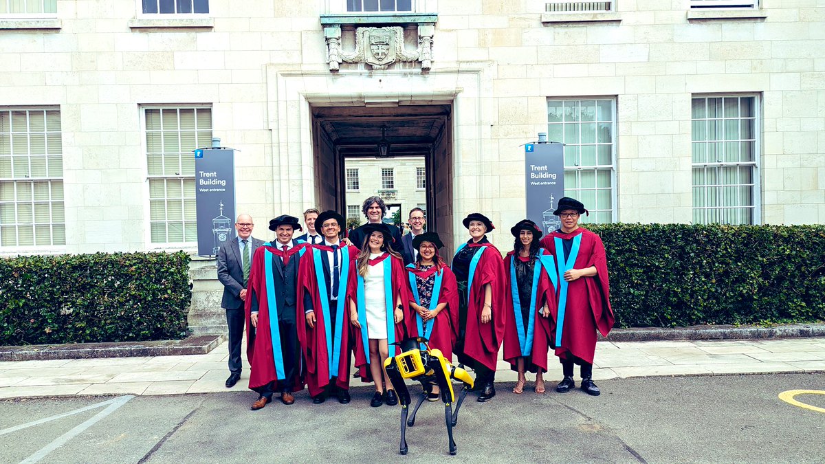 Congrats to our PhD students graduating today from @UoNComputerSci and @HorizonCDT