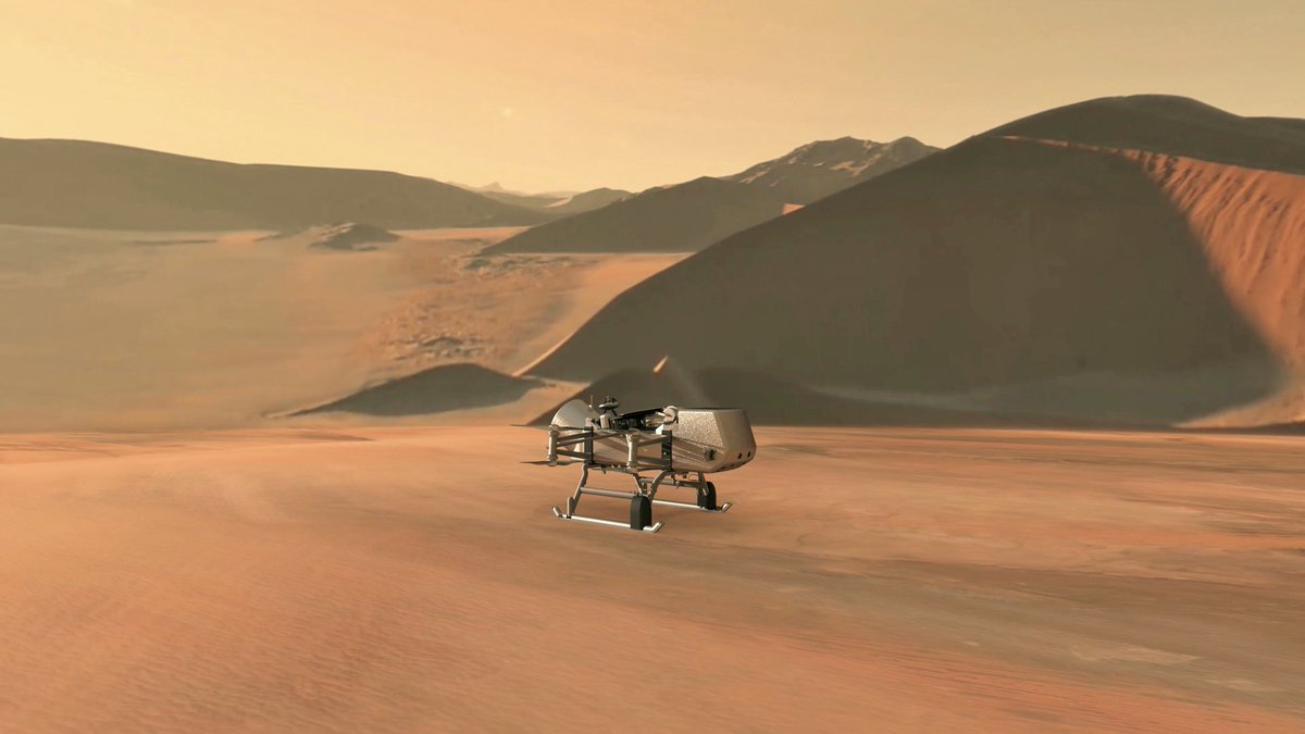 The launch of a NASA drone to Saturn's largest moon Titan to look for signs of life has been pushed back to 2027 Titan is the only other known world with liquid on its surface