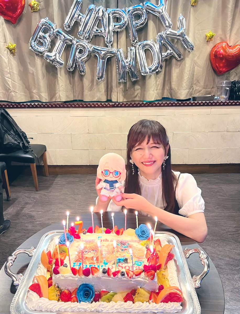 ロウソクは17本✨
ハッピーバースデー🎂そらちゃん🥰💐
#桜乃そら誕生祭2023