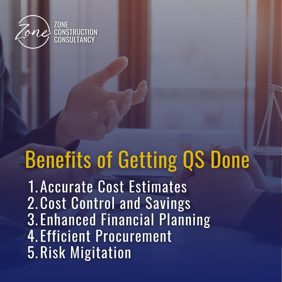 Planning a construction project? 🏗️📊 Consider getting a Quantity Surveying done! This essential service brings a plethora of benefits to your project. #QuantitySurveying #ConstructionProjects #CostEstimation #ProjectManagement #ConstructionManagement #BuildingConsultancy