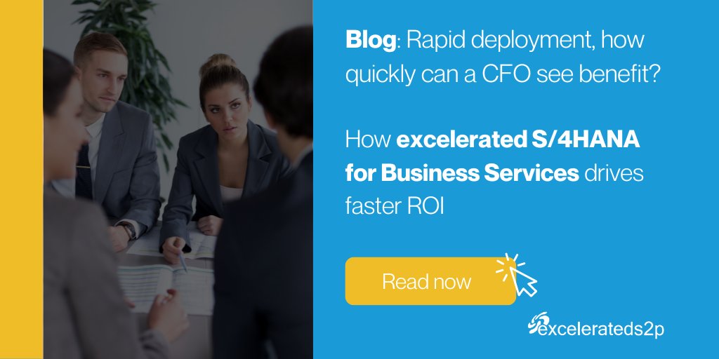 Discover how CFOs can achieve accelerated ROI from their SAP S/4HANA investment with our excelerated S/4HANA for Business Services solution: 

go.excelerateds2p.com/l/879142/2023-…

#excelerateds2p #SAPs4hana