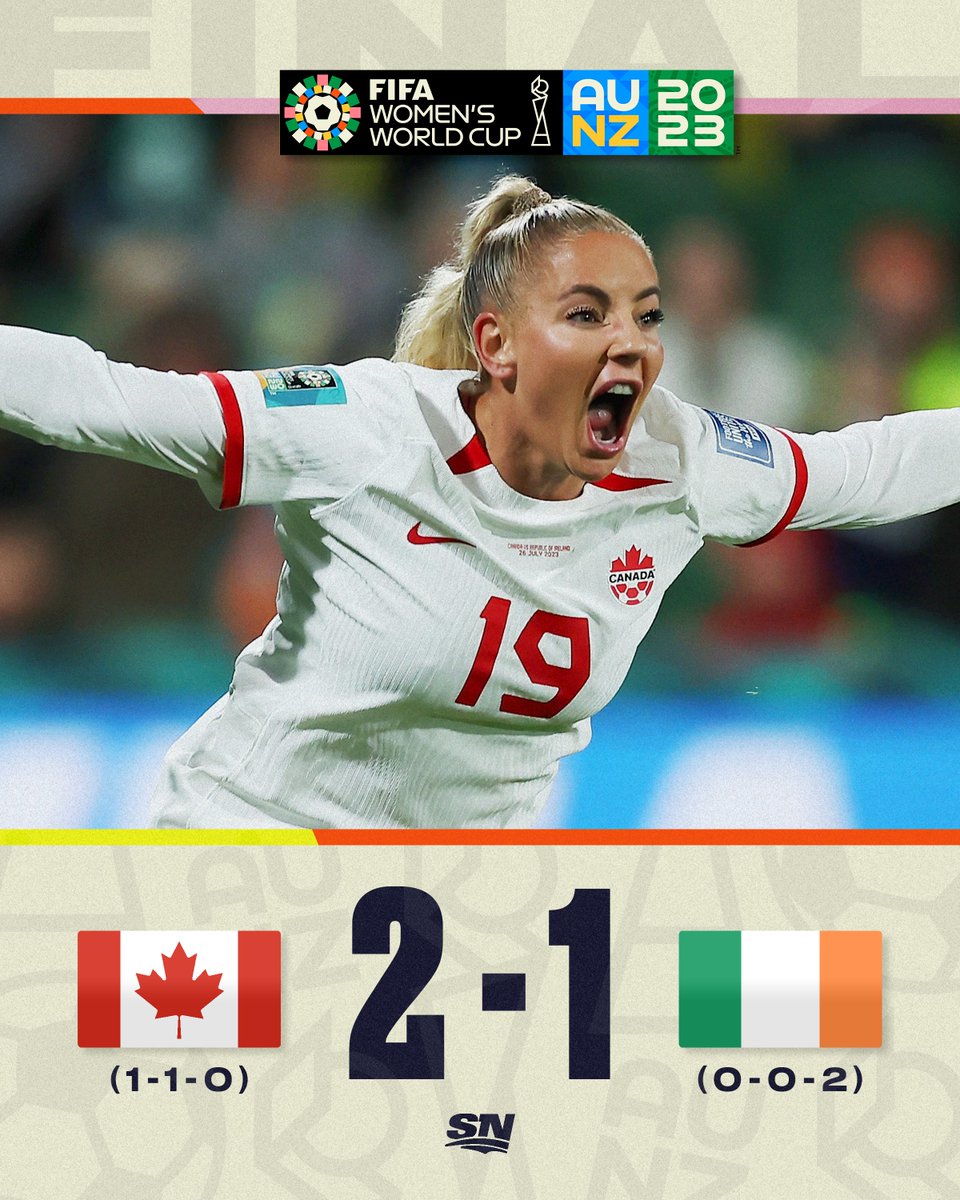 THREE POINTS IN THE BAG. 🇨🇦

#CANWNT | #FIFAWWC