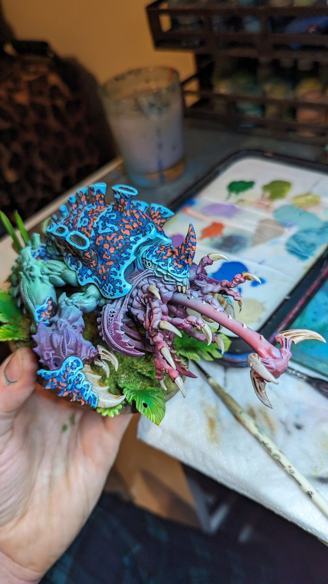 DrinkswithFitz's tweet photo. @warhammer Working on my Haruspex! https://t.co/ouTfMIBuBo