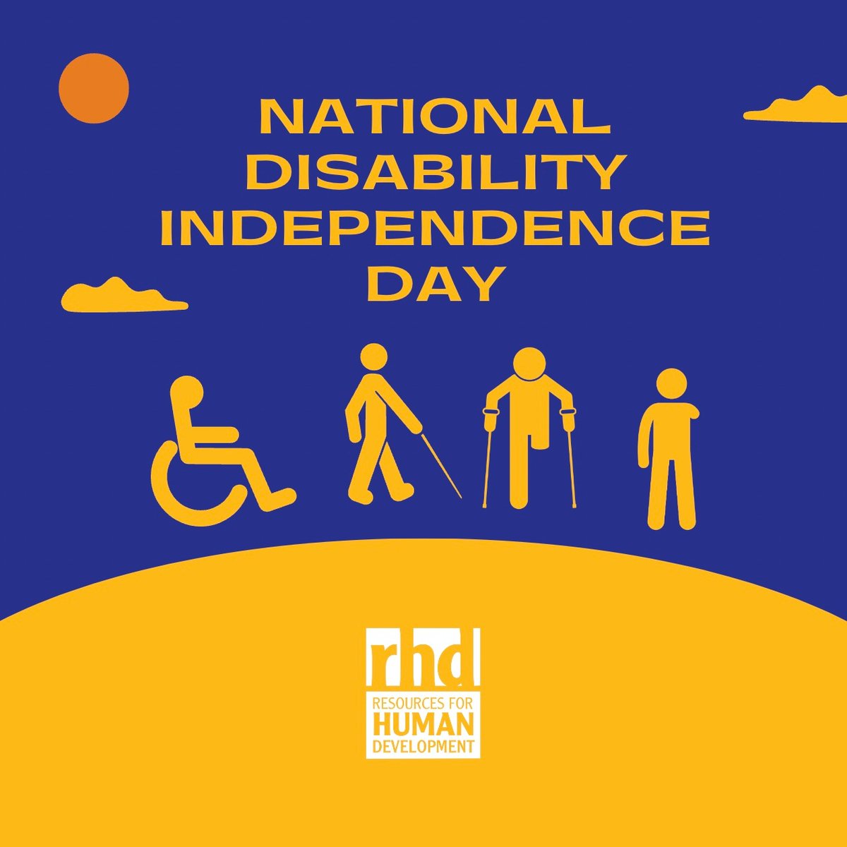 Happy #NationalDisabilityIndependenceDay! Today, #RHD celebrates the resilience, strength, and accomplishments of individuals with disabilities. Let's continue raising awareness and supporting each other on this journey towards true #inclusivity.