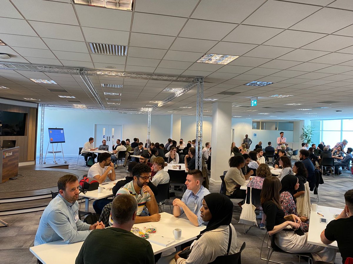 theSchoolOfCode's tweet photo. We were truly spoiled with delicious food, a fantastic atmosphere, beautiful scenery &amp; amazing hosts! 🙌 HUGE thanks to all of the team at Microsoft who truly made the day special and memorable!🤩 Congratulations Bootcamp 14.0! 👏 

#schoolofcode #socgraduation #microsoft https://t.co/JebT65ueqf