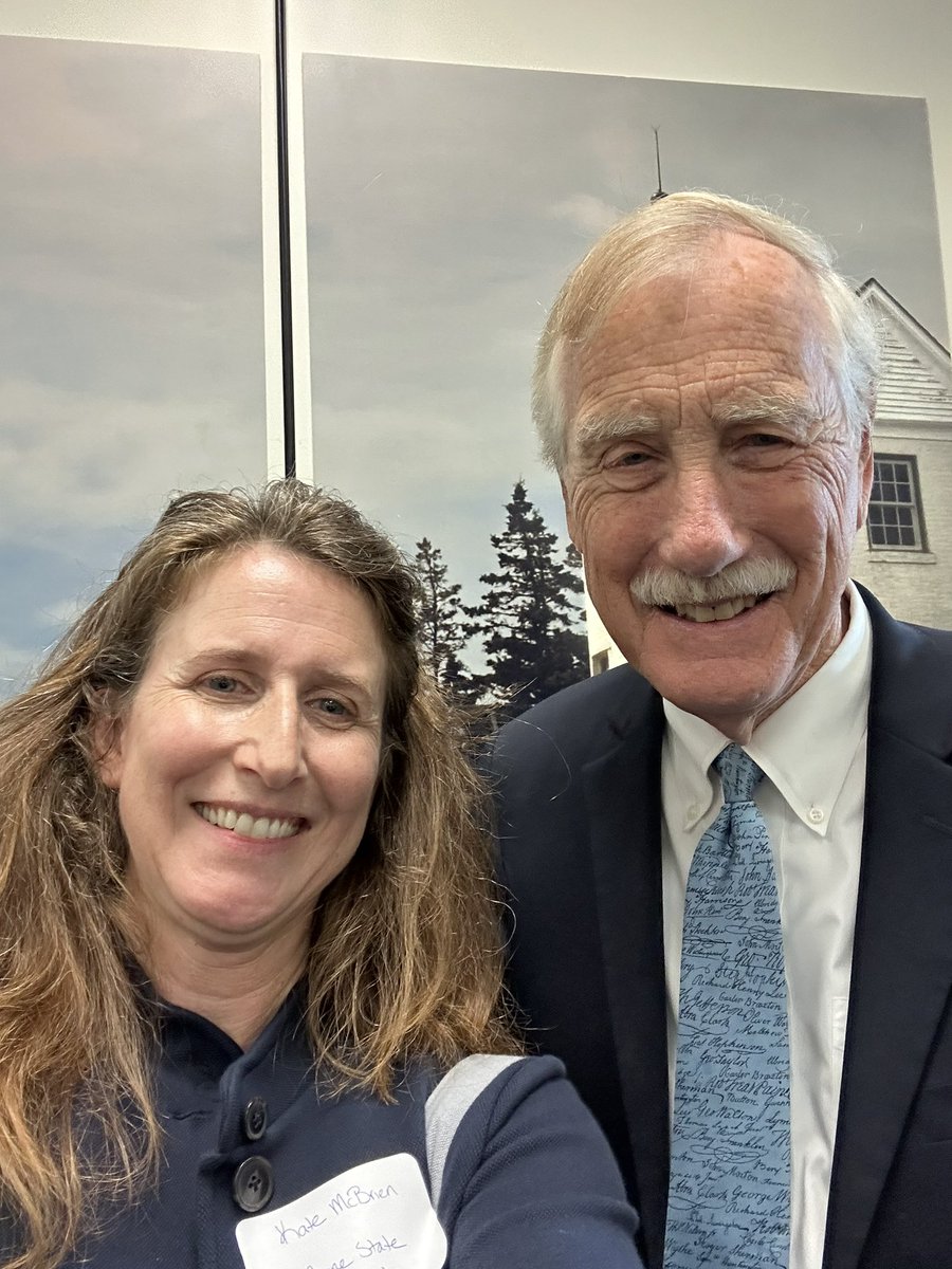 Thank you <a href="/SenAngusKing/">Senator Angus King</a> for all your work to support Maine’s records holding institutions and cultural community. <a href="/ColeCerabona/">Cole Cerabona</a> was a huge help and a joy to speak with. <a href="/MEArchives/">Maine State Archives</a> #archivesonthehill