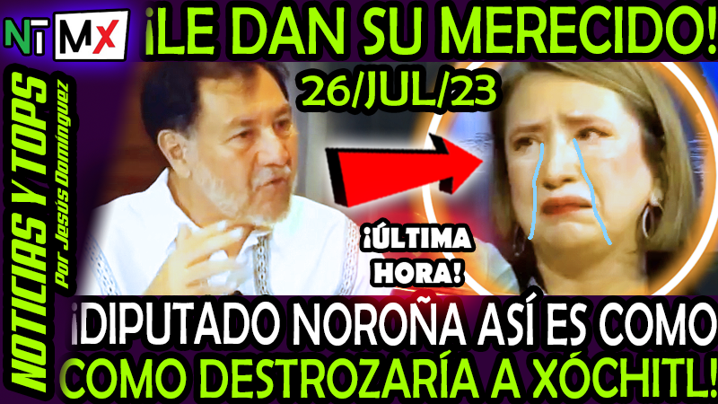 ESPOLITIC's tweet photo. ¡ L E D A N S U M E R E C I D O ! Diputado Noroña así es como destrozaría a Xóchitl Gálvez !
https://t.co/GEIbxoz69f
#XochitlGalvez #NOROÑA #DIPUTADO #EMPRESAS #HighTechServices #OME #ClaudioXGonzalez #PRIAN #PRI #PAN #ELECCIONES https://t.co/A1ibD6ET8v