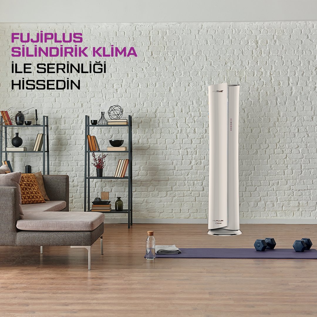 FujiPlus Silindirik Klima ile sıcaklık size uyum sağlasın. Çünkü #HavanGüzelseHayatGüzel 🧘‍♀️❄️

#FujiPlus #SilindirikKlima