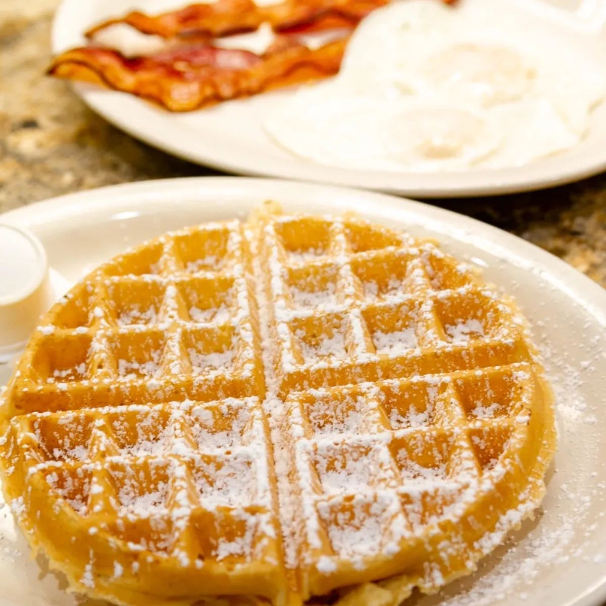 Start your day off right with our mouthwatering homemade breakfast dishes! From fluffy pancakes to sizzling bacon, we've got all your favorites covered. And the best part? We serve breakfast all day long! #BreakfastLovers #HomeStyleCooking #BrooksideDiner