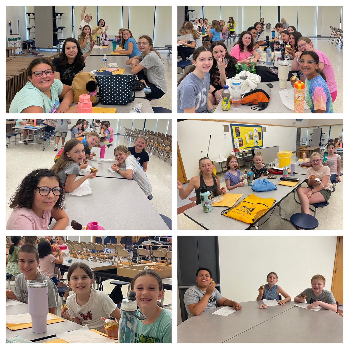 WGMSMusic's tweet photo. It’s DONUT DAY! Thanks to Harrison Bakery for the delicious (and affordable!) treats! The kids are all sugared up and ready to go! ⁦@WestGeneseeCSD⁩ ⁦@WGFineArts⁩ https://t.co/xwISF4IKRG