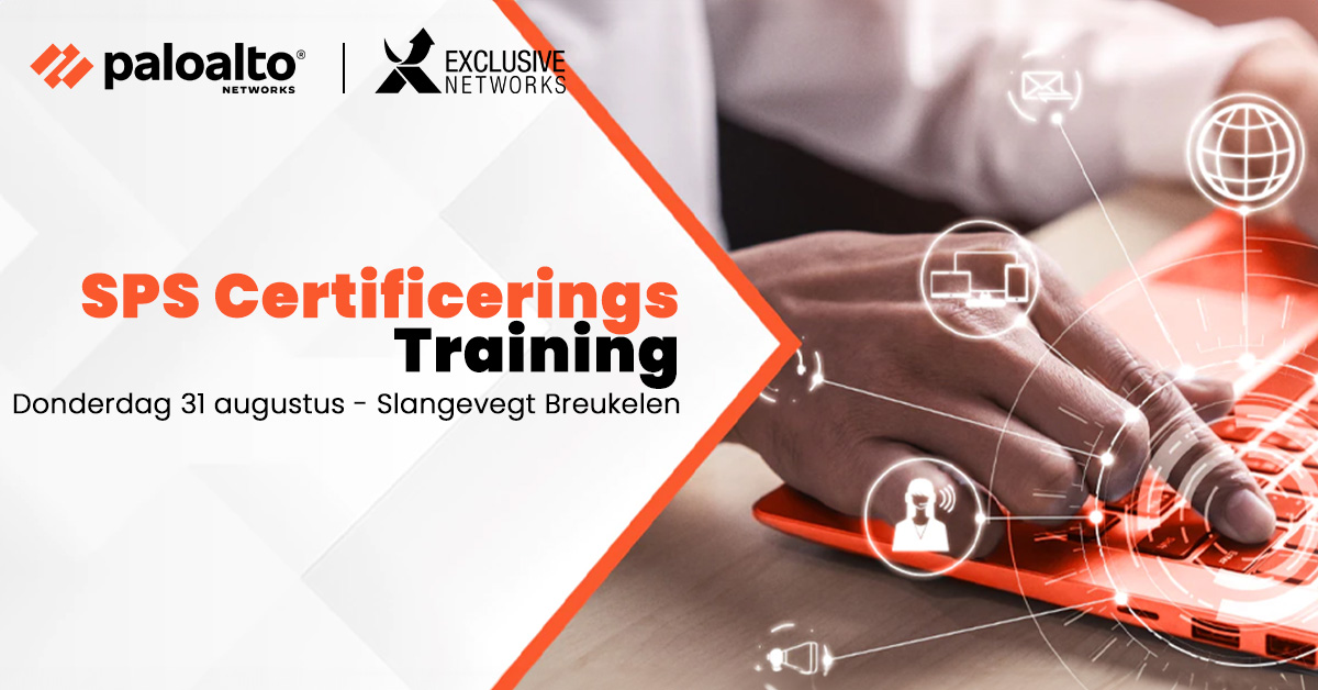 Exclusive Networks helpt u graag bij het behalen van het certificaat: Sales Product Specialist. 
Met het behalen van dit certificaat bent u direct compliant aan het nieuwe partner programma van <a href="/PaloAltoNtwks/">Palo Alto Networks</a>.

Neem deel aan de training op 31 augustus: ow.ly/G7oi50PczRM