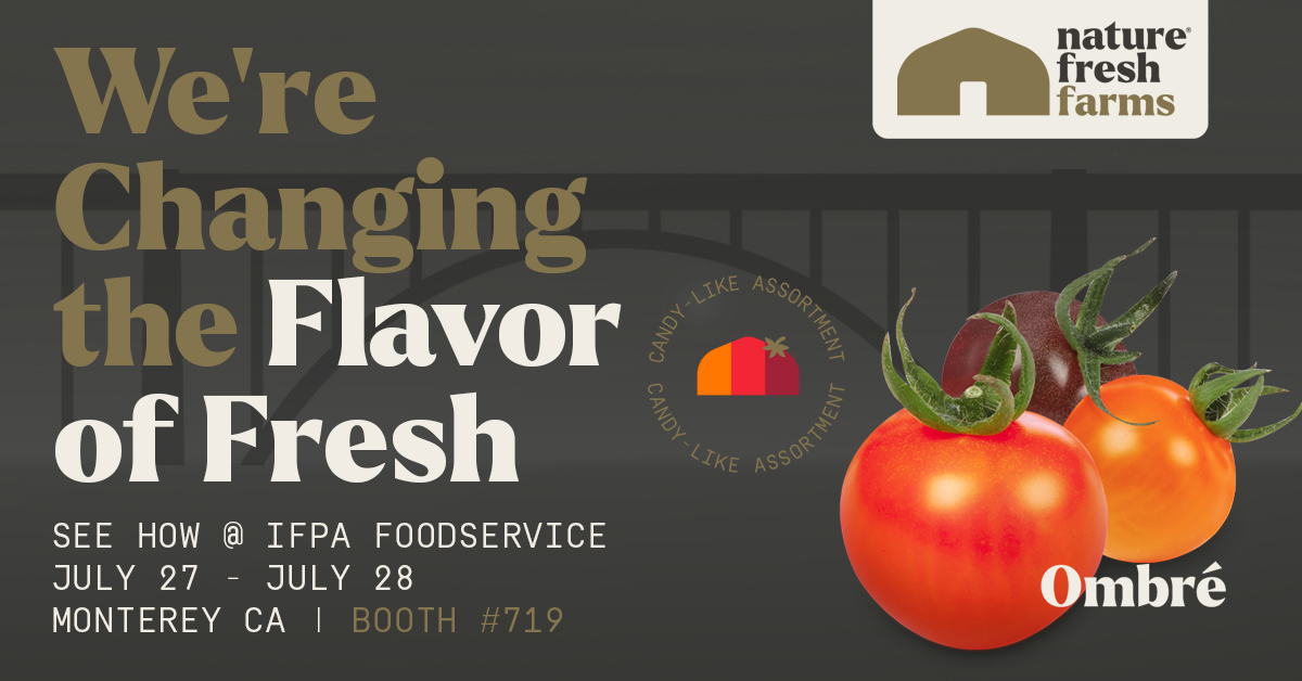 The Objective is Changing the Flavour of Fresh & the Nature Fresh Farms team is on it! Our team is in Monterey this week, and we’re excited to share exactly how we’re working to accomplish this! Find all the fresh details at Booth #719 at the Food Service Show 🍅🥒🍓🫑🌶️