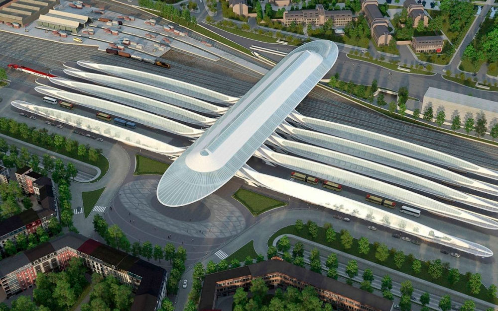 HugoPoliart's tweet photo. A gauche la première gare du pays, Bruxelles-Midi. A droite, la gare de Mons en construction depuis plus de 10 ans. En nombre de voyageurs, Mons n'apparait même pas dans le top 10! Qu'est-ce qui a cloché? Qui va rendre des comptes? https://t.co/zZaK88qxly