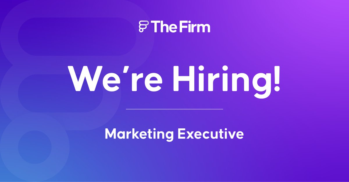 ICYMI: We're Hiring!

As part of our rapid growth, we are looking for a Marketing Executive to join our Team.

Apply via the link ➡️ loom.ly/af5Ge2M