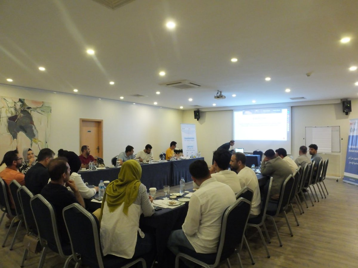 Last week, #JHR organized the first training sessions for the OSF project in Turkey, empowering #Syrian and #Afghan journalists in exile. More than 28 trainees participated in the two-day training, engaged in human rights journalism, and shared their experiences.