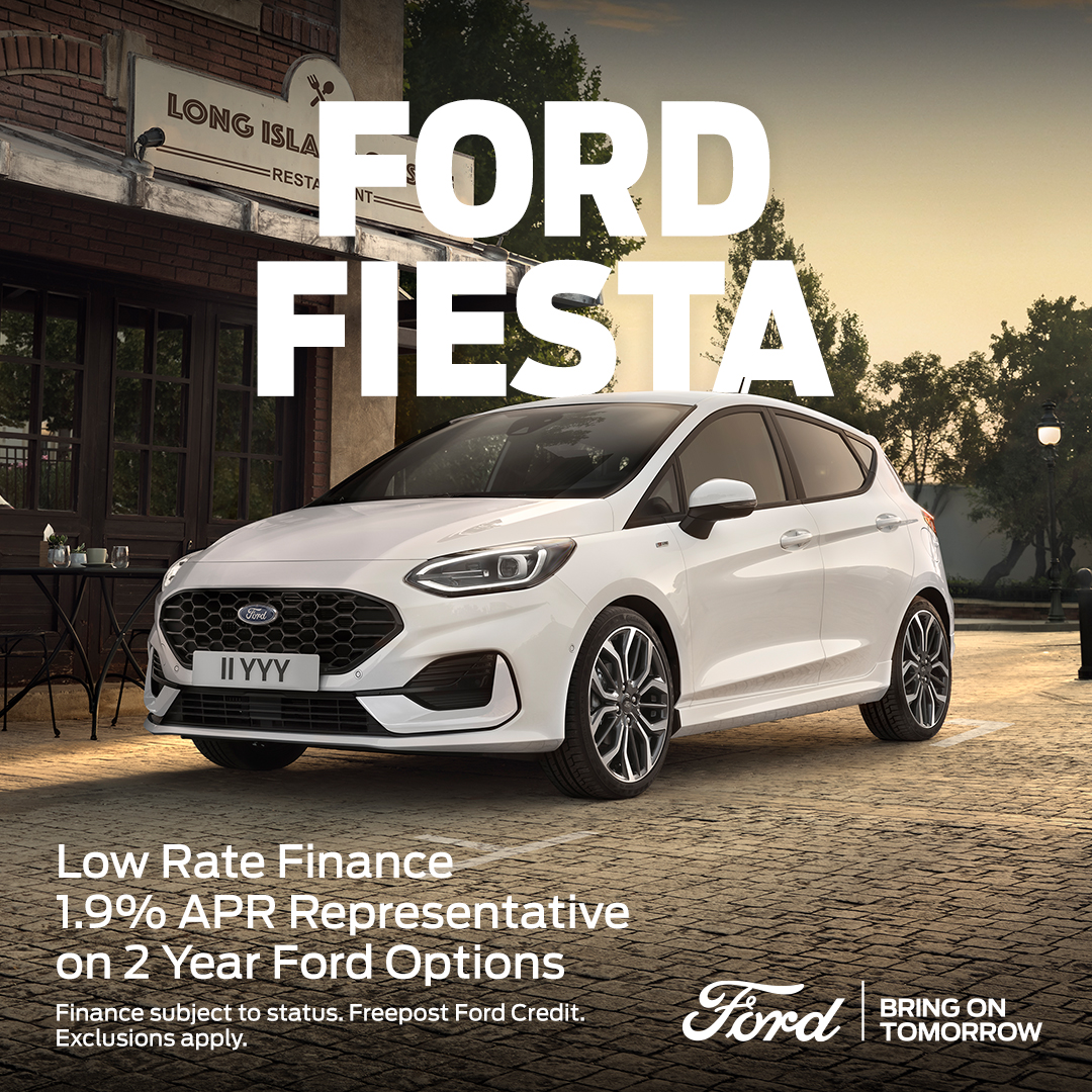 The Ford Fiesta is available on 2 year Ford Options with low rate finance - 1.9% APR Representative. Contact us to find out more. 028 7136 7136 📞