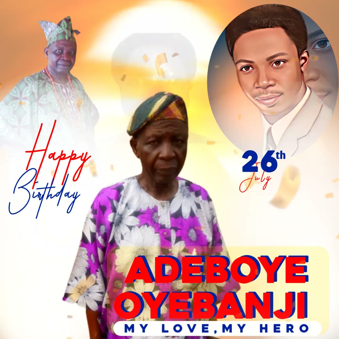 AdefunkeAyo2's tweet photo. He's done so much for you, and I cannot tell it all Nara ekele'mo.... God has done so much in the life of My Father. Where the enemy thought he will be ,He's not there. 
              My Love,My Daddy..... Happy birthday to you. Daddy, Igba Odun,Odun Kan My Hero. I Love you❤️🌺😘 https://t.co/hGY1j0MKE9