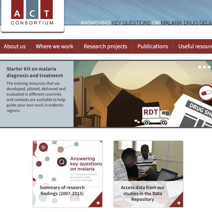 MESAmalaria's tweet photo. Exciting news โญ๏ธ MESA and @LSHTM_malaria have teamed up to revive the #ACTConsortium website!
This collaboration brings valuable findings from multi-country studies on artemisinin-based combination therapies back to life! ๐
Explore ๐ https://t.co/sQsuO33spO https://t.co/EhXLaXvUOI