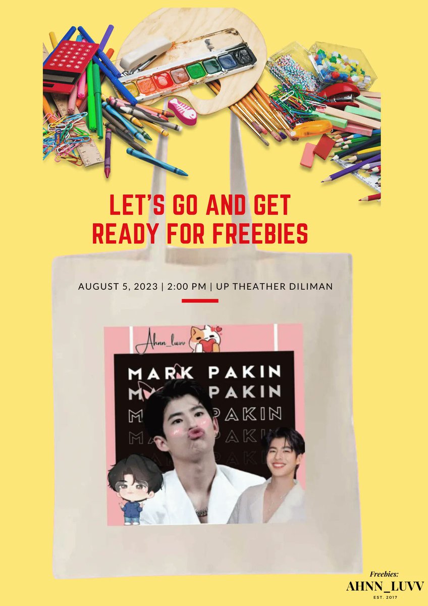 Ahnn_luvv's tweet photo. MSP IN MANILA FREEBIES
by mimah Ahnn_Luvv

🎓 August 5, 2023
🎓 UP Diliman Theater
🎓 RT and ❤️ this post
🎓 Follow @Ahnn_luvv and @mmarkpkk

Don't hesitate to approach me since it's limited quantity only #MSPFMinMNL ✨
#MySchoolPresident https://t.co/Rs6yAHc072