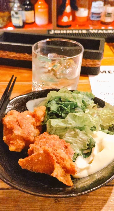 夏前から楽しみにしてた推しテキーラ屋のテキーラ梅酒来てた 